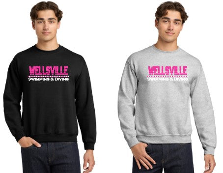 2024 Wellsville Lady Sea Lions - Gildan® - Heavy Blend™ Crewneck Sweatshirt