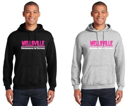 2024 Wellsville Lady Sea Lions - Gildan® - Heavy Blend™ Hooded Sweatshirt