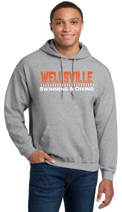 2025 Wellsville Swim - Gildan® - Heavy Blend™ Adult Hooded Sweatshirt