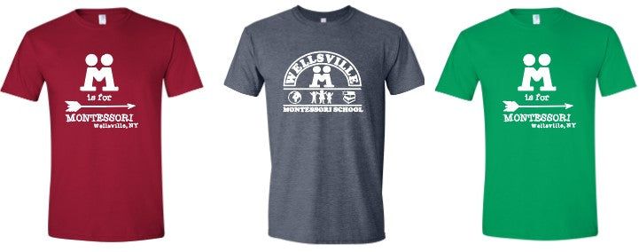 2025 Wellsville Montessori - Gildan Softstyle® Adult T-Shirt