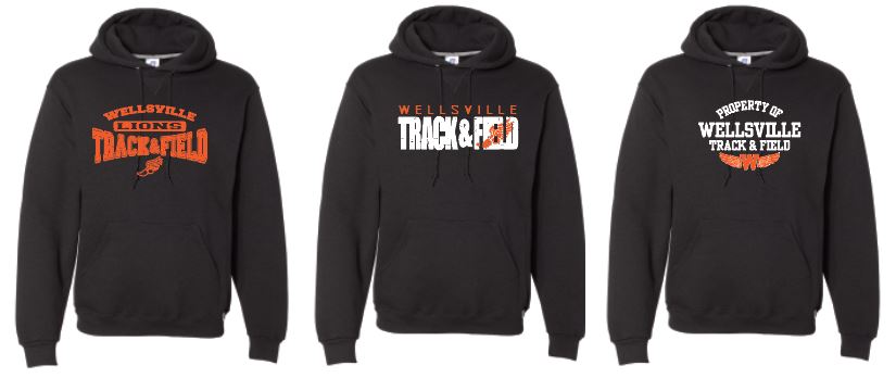 2025 Wellsville Track & Field - Russell Athletic - Dri Power® Hooded Sweatshirt