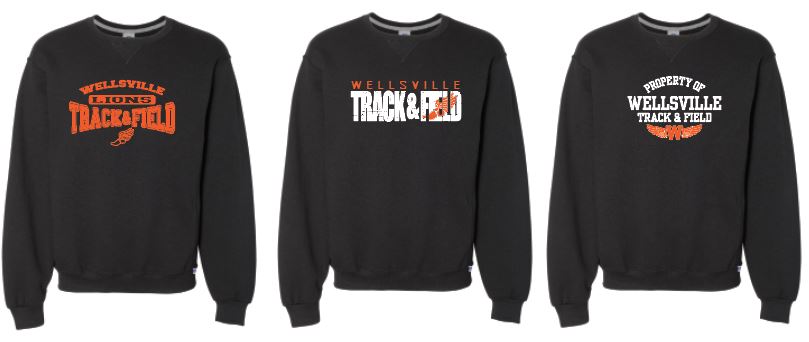 2025 Wellsville Track & Field - Russell Athletic - Dri Power® Crewneck Sweatshirt
