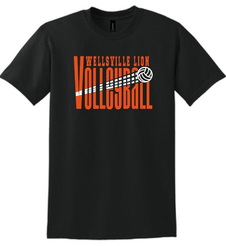 2024 Wellsville Volleyball - DryBlend® 50 Cotton/50 Poly T-Shirt