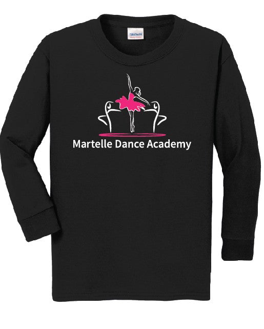 2025 Martelle Dance Academy - YOUTH Gildan® Youth Heavy Cotton™ 100% Cotton Long Sleeve T-Shirt