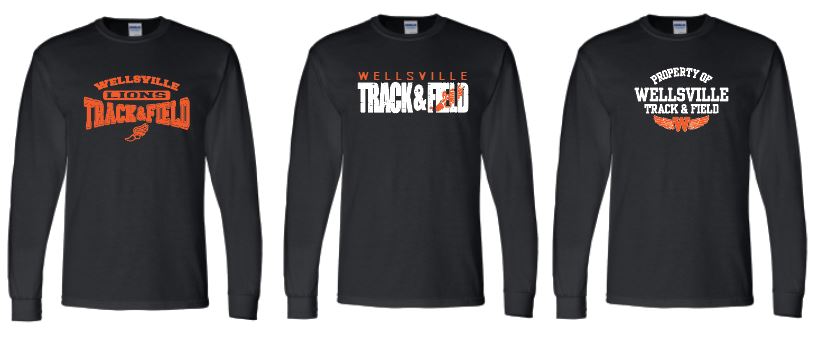 2025 Wellsville Track & Field - Gildan DryBlend® 50/50 Long Sleeve T-Shirt