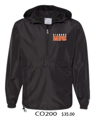 2025 Diamond Dawgs - Champion Packable Quarter-Zip Jacket