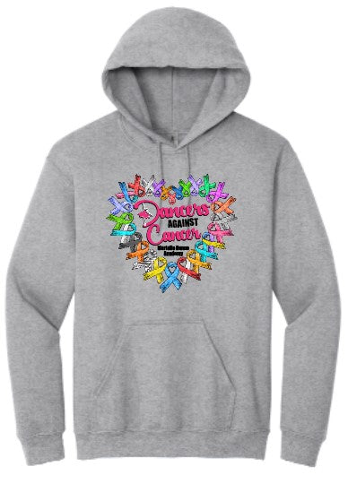 2025 Martelle Dance Academy - Dancers Against Cancer Gildan® - Heavy Blend™ Hooded Sweatshirt - Sport Grey