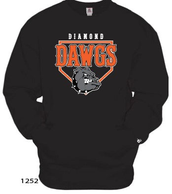 2024 Diamond Dawgs - Badger - Pocket Sweatshirt