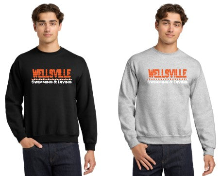 2024 Wellsville Lady Sea Lions - Gildan® - Heavy Blend™ Crewneck Sweatshirt