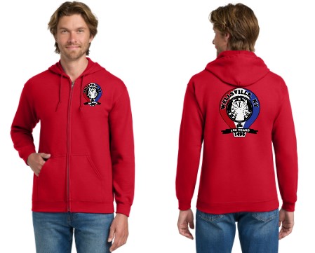 2025 Wellsville Elks 100th Anniversary - Gildan® - Heavy Blend™ Full-Zip Hooded Sweatshirt