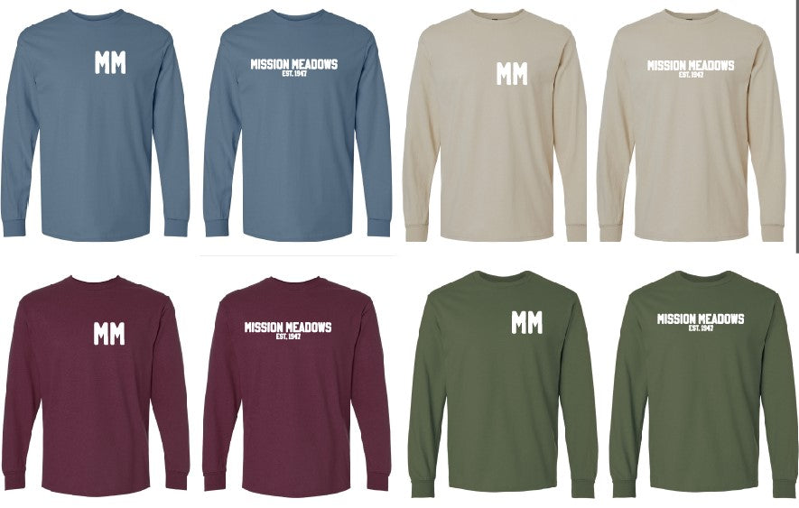 2025 Mission Meadows - University Design - Gildan Ultra Cotton® Long Sleeve T-Shirt