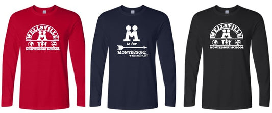 2024 Wellsville Montessori - Gildan Softstyle® Long Sleeve T-Shirt