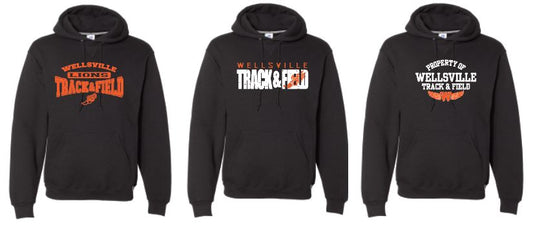 2024 Wellsville Track & Field - Russell Athletic - Dri Power® Hooded Sweatshirt