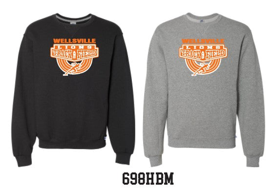 2024 Wellsville Modified Track & Field - Russell Athletic - Dri Power® Crewneck Sweatshirt