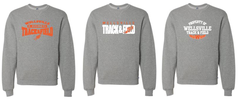 2024 Wellsville Track & Field - Russell Athletic - Dri Power® Crewneck Sweatshirt