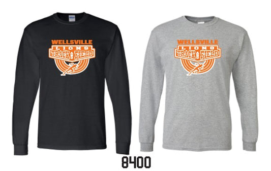 2024 Wellsville Modified Track & Field - Gildan DryBlend® 50/50 Long Sleeve T-Shirt