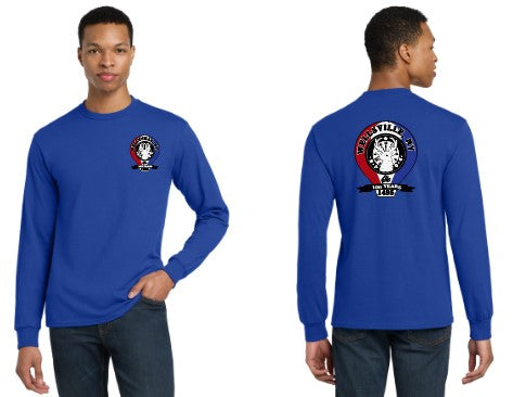 2025 Wellsville Elks 100th Anniversary - Gildan® - DryBlend® 50 Cotton/50 Poly Long Sleeve T-Shirt