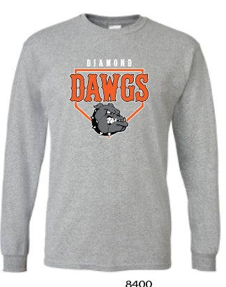 2024 Diamond Dawgs - Gildan DryBlend® 50/50 Long Sleeve T-Shirt