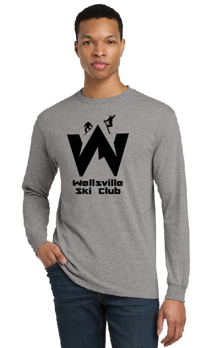 2025 Wellsville Ski Club - Gildan DryBlend® 50/50 Long Sleeve T-Shirt