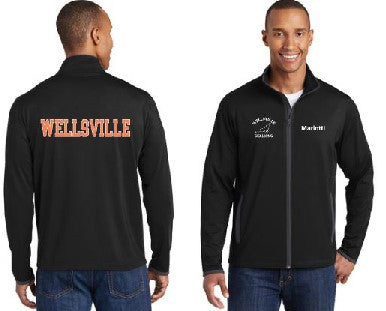 2025 Wellsville Swim - Sport-Tek® Sport-Wick® Stretch Contrast Full-Zip Jacket