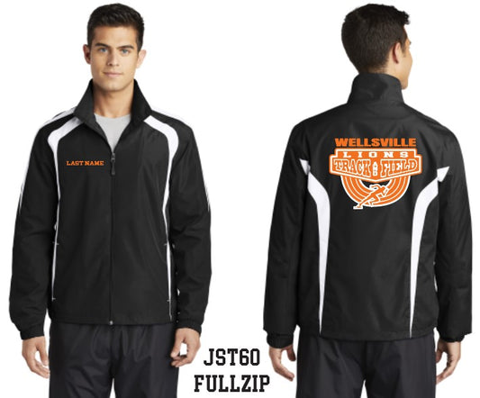 2024 Wellsville Modified Track & Field - Sport-Tek® Colorblock Raglan Jacket