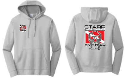 2025 STARR Dive Team - Port & Company® Performance Fleece Pullover Hooded Sweatshirt