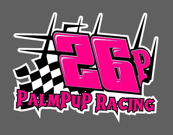 2024 PalmPup Racing - Window Decal